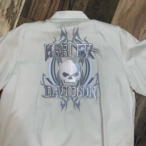 Men’s Harley Davidson Button Down Shirt